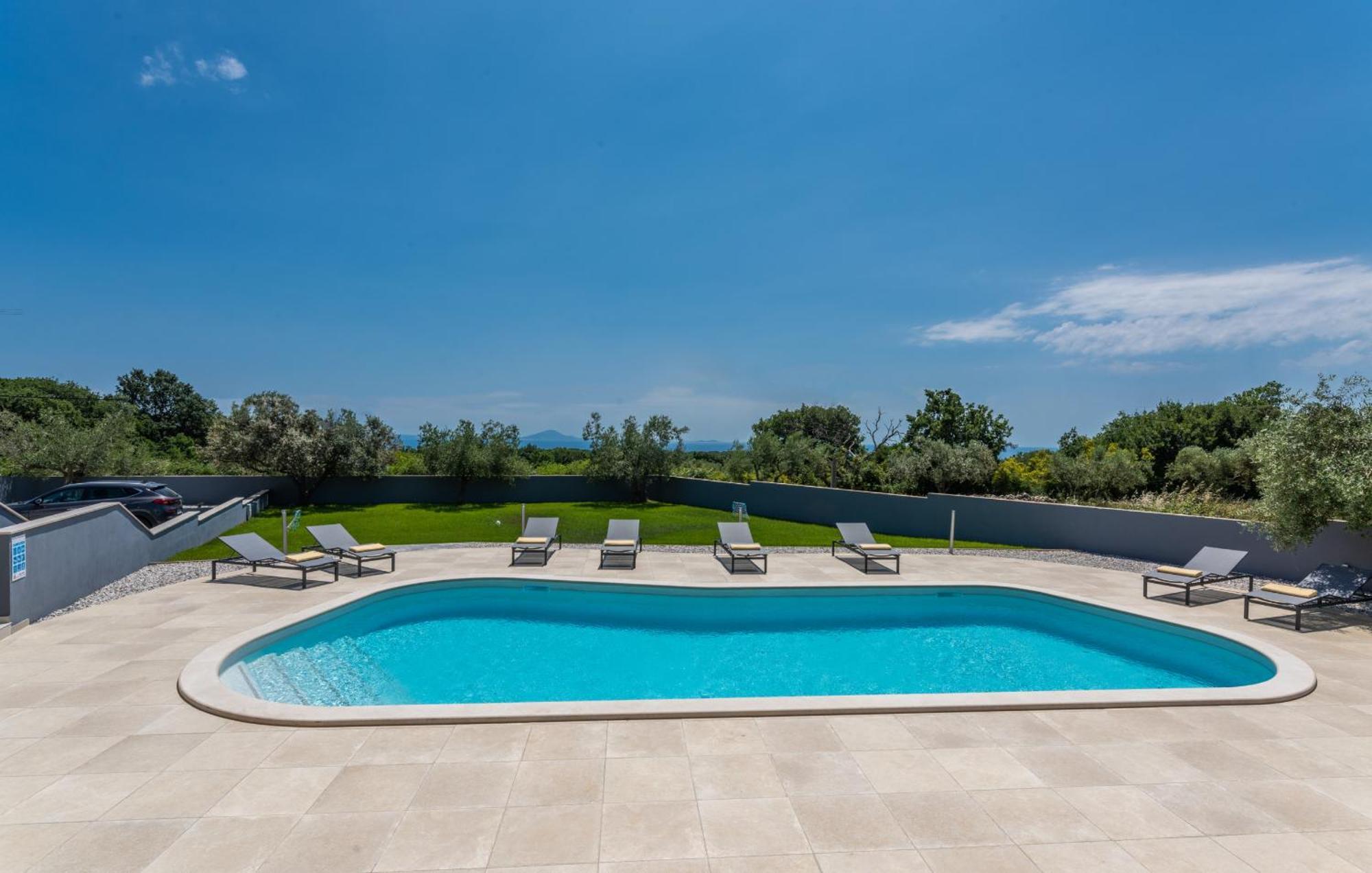 Villa Posidonia Near Pula With Sea View And Surrounded By Olive Trees Krnica Kültér fotó