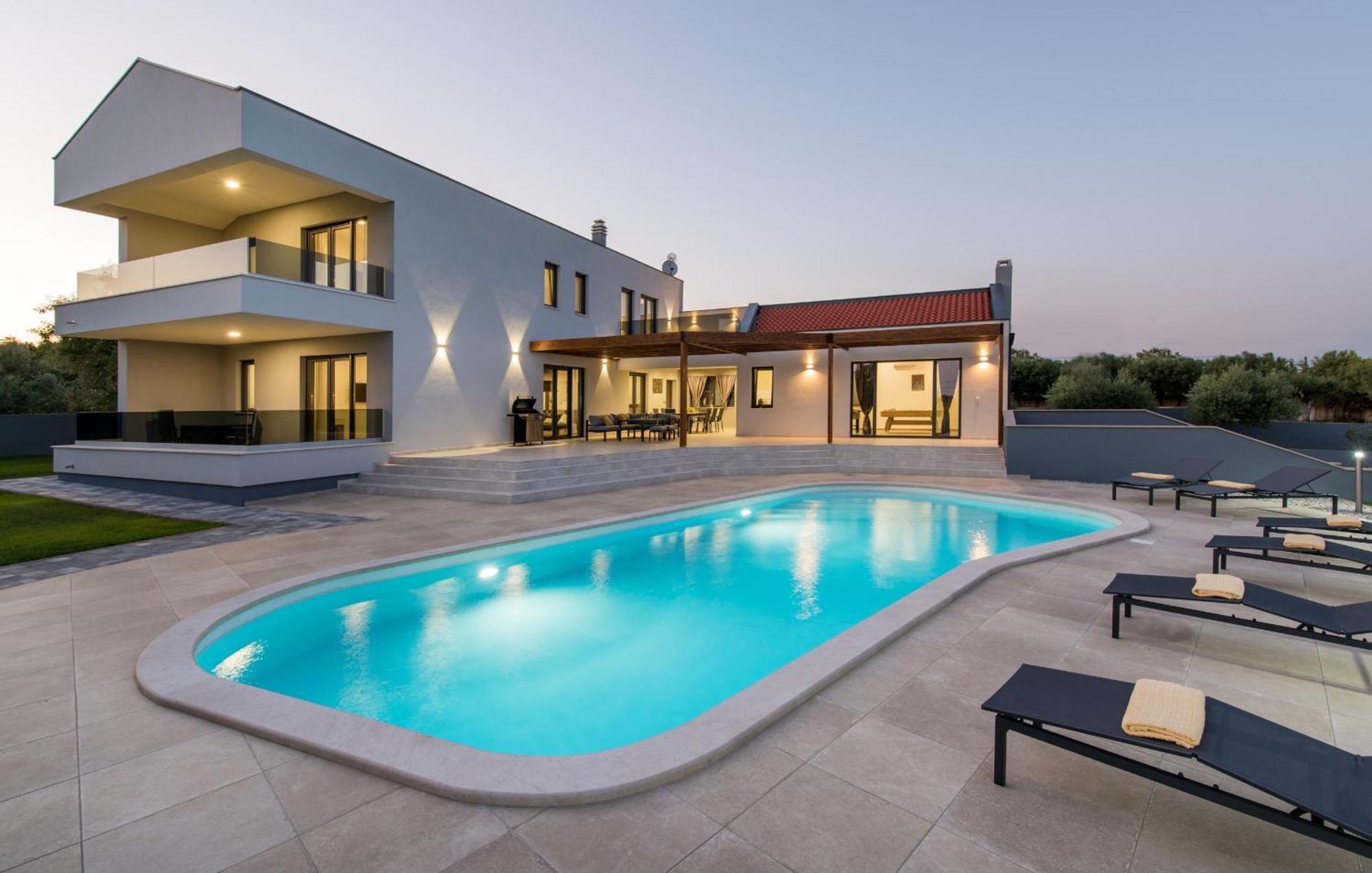 Villa Posidonia Near Pula With Sea View And Surrounded By Olive Trees Krnica Kültér fotó