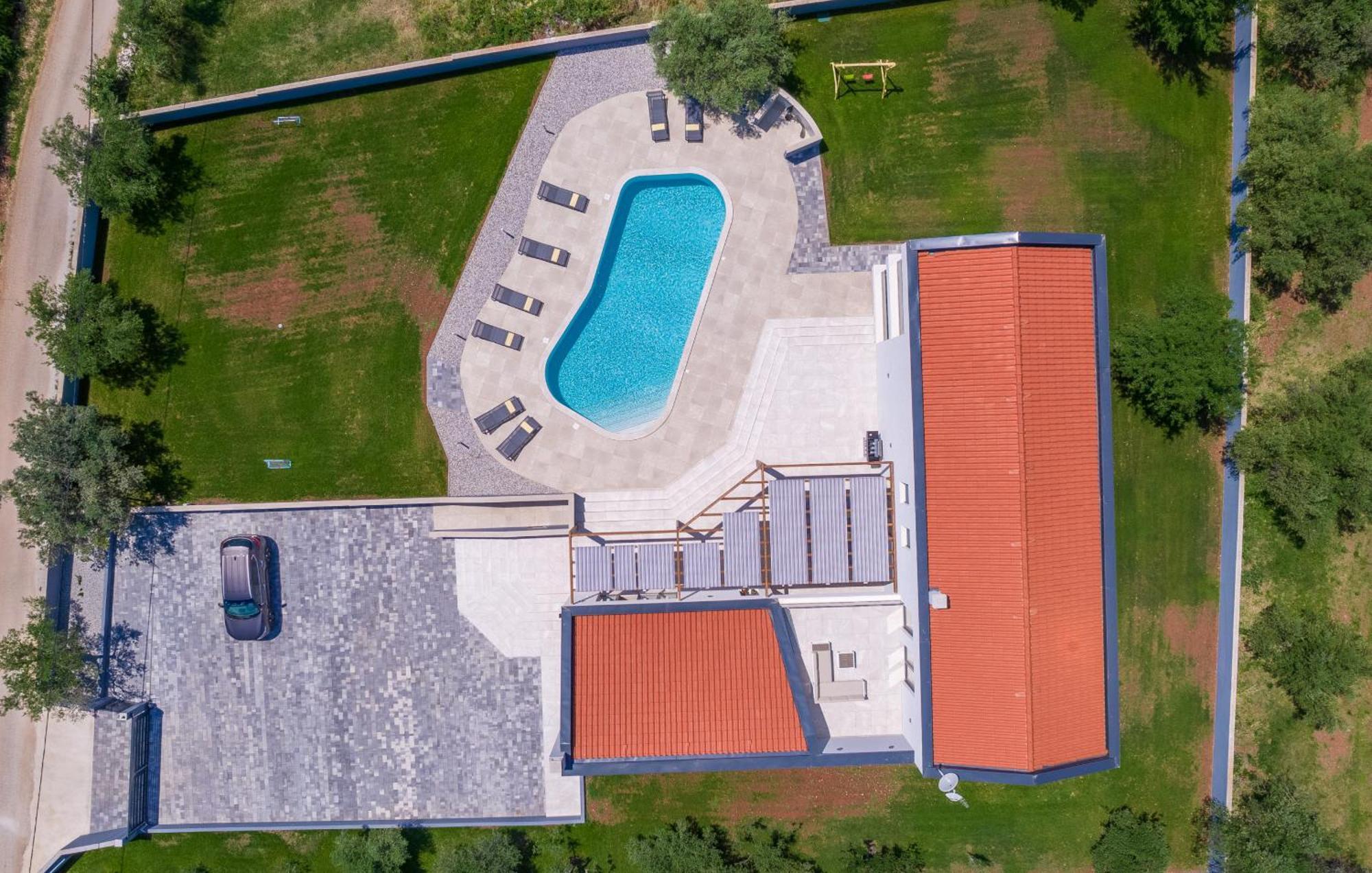 Villa Posidonia Near Pula With Sea View And Surrounded By Olive Trees Krnica Kültér fotó